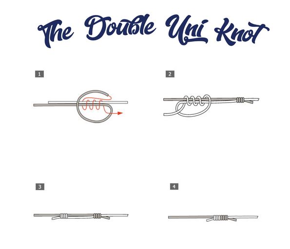 How To Tie The Double Uni Knot